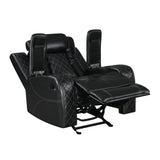 Orion Ii Glider Recliner-Black