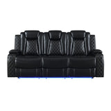 Orion Ii Sofa W/ Pwr Fr & Hr-Black