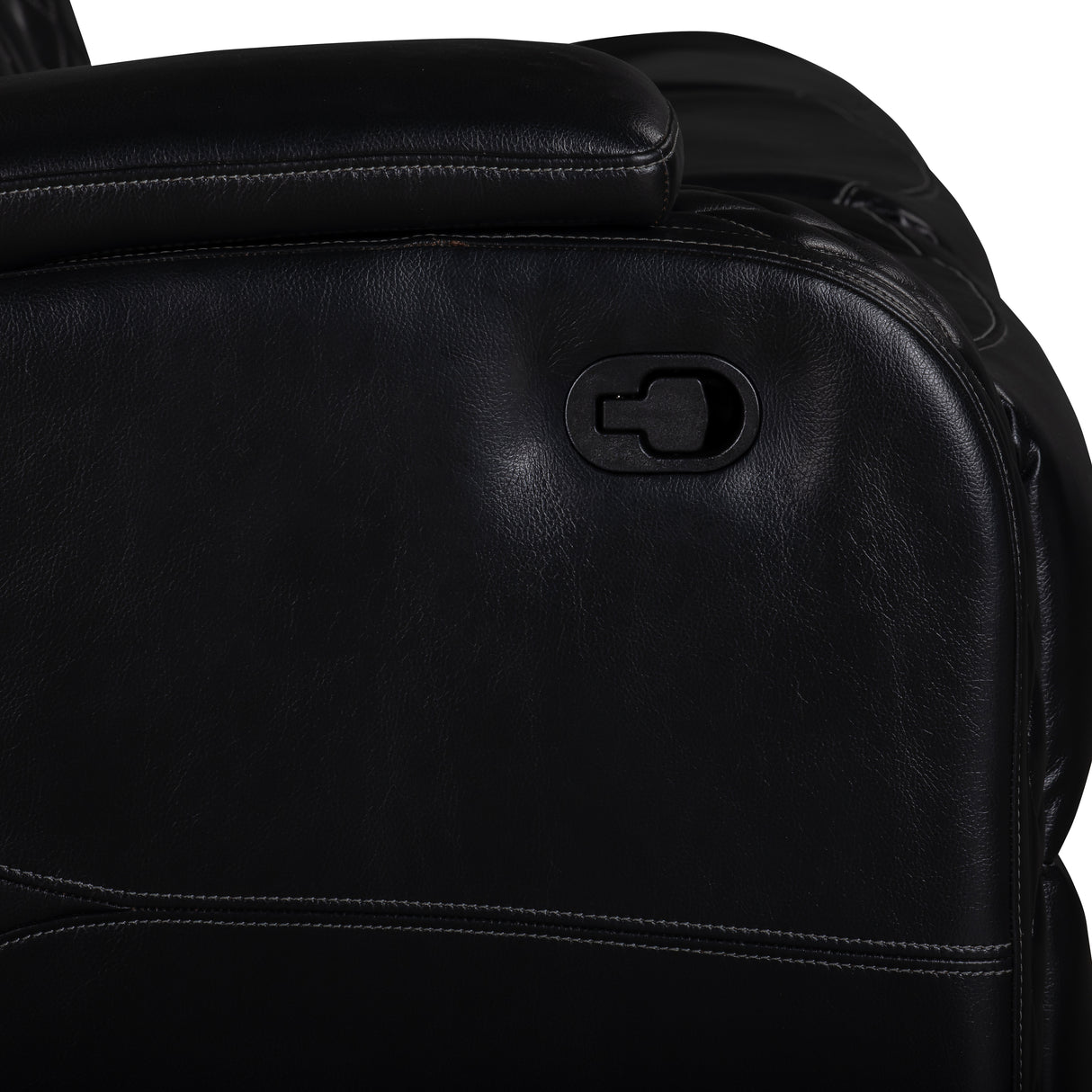 Orion Ii Laf Sofa W/Dual Recliner-Black