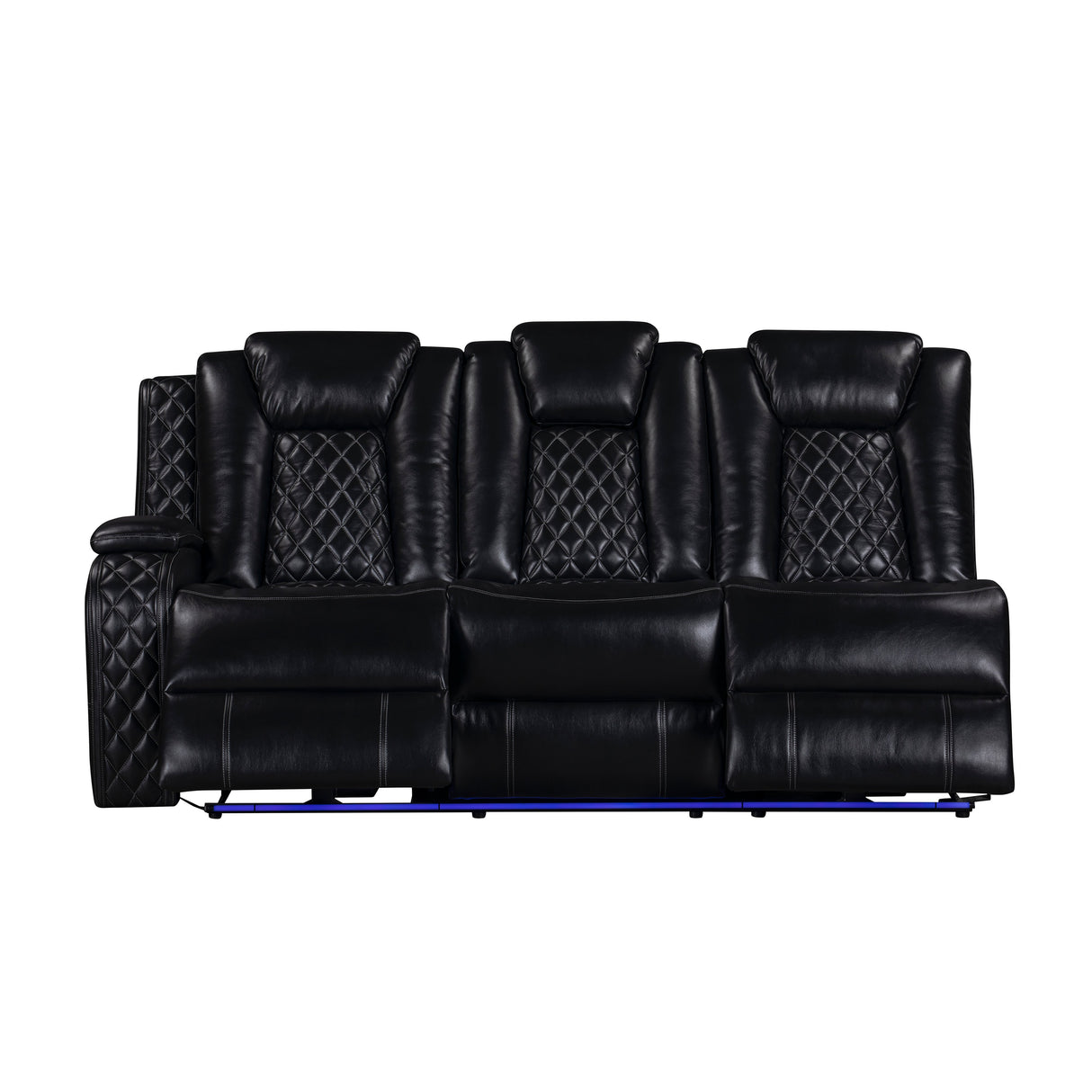 Orion Ii Laf Sofa W/Pwr Fr & Hr-Black