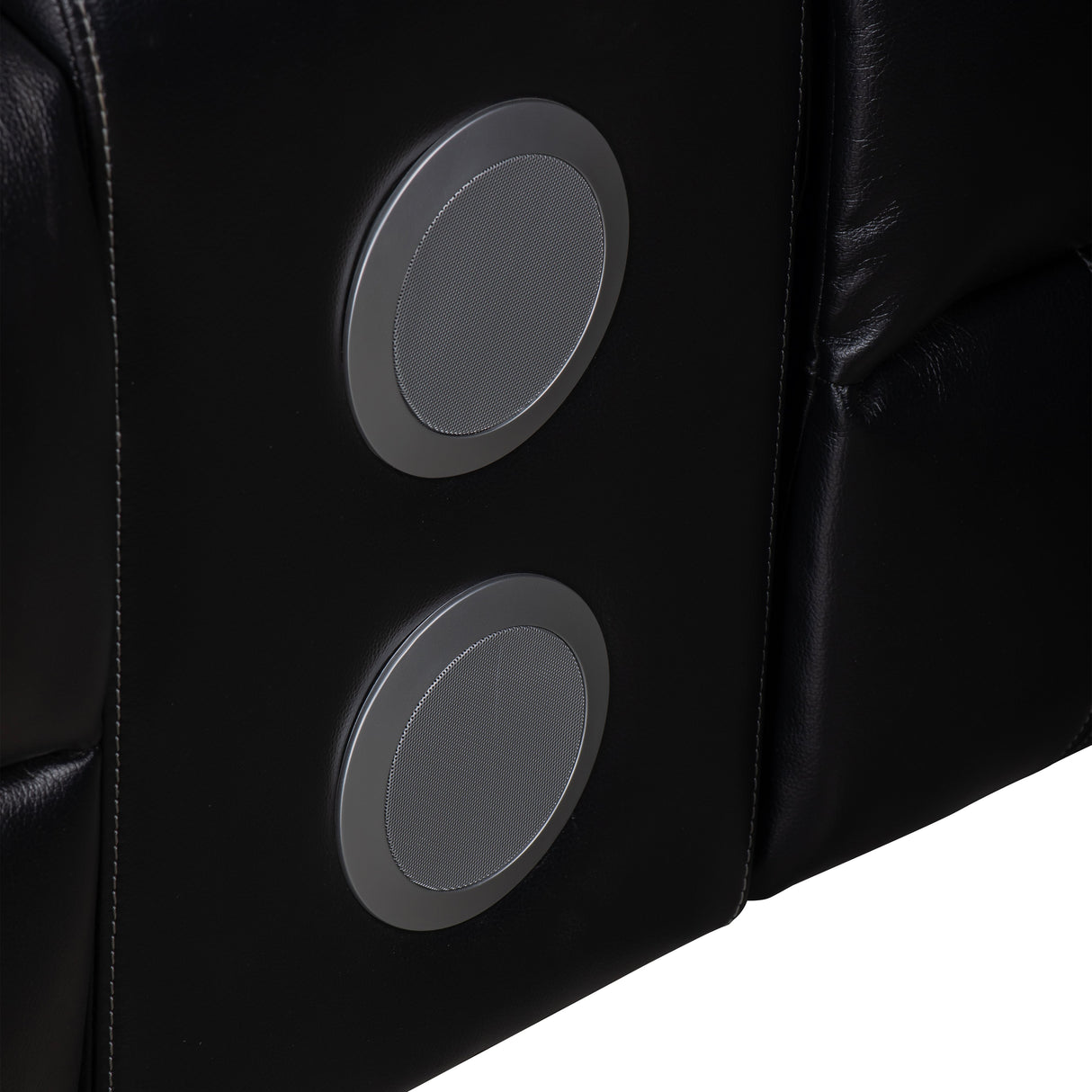 Orion Ii Raf Console Loveseat W/ Pwr Fr & Hr-Black