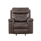 Quade Glider Recliner W/Pwr Fr-Mocha
