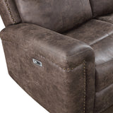 Quade Glider Recliner W/Pwr Fr-Mocha