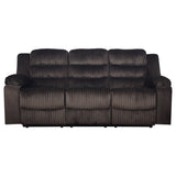 Willow Sofa W/Dual Recliner-Brown