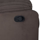 Willow Sofa W/Dual Recliner-Brown