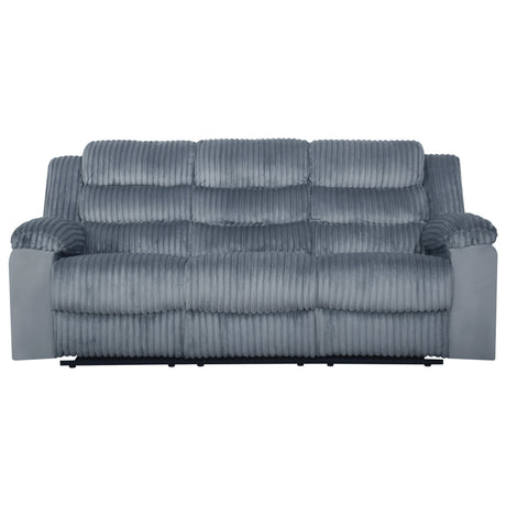 Willow Sofa W/Dual Recliner-Gray