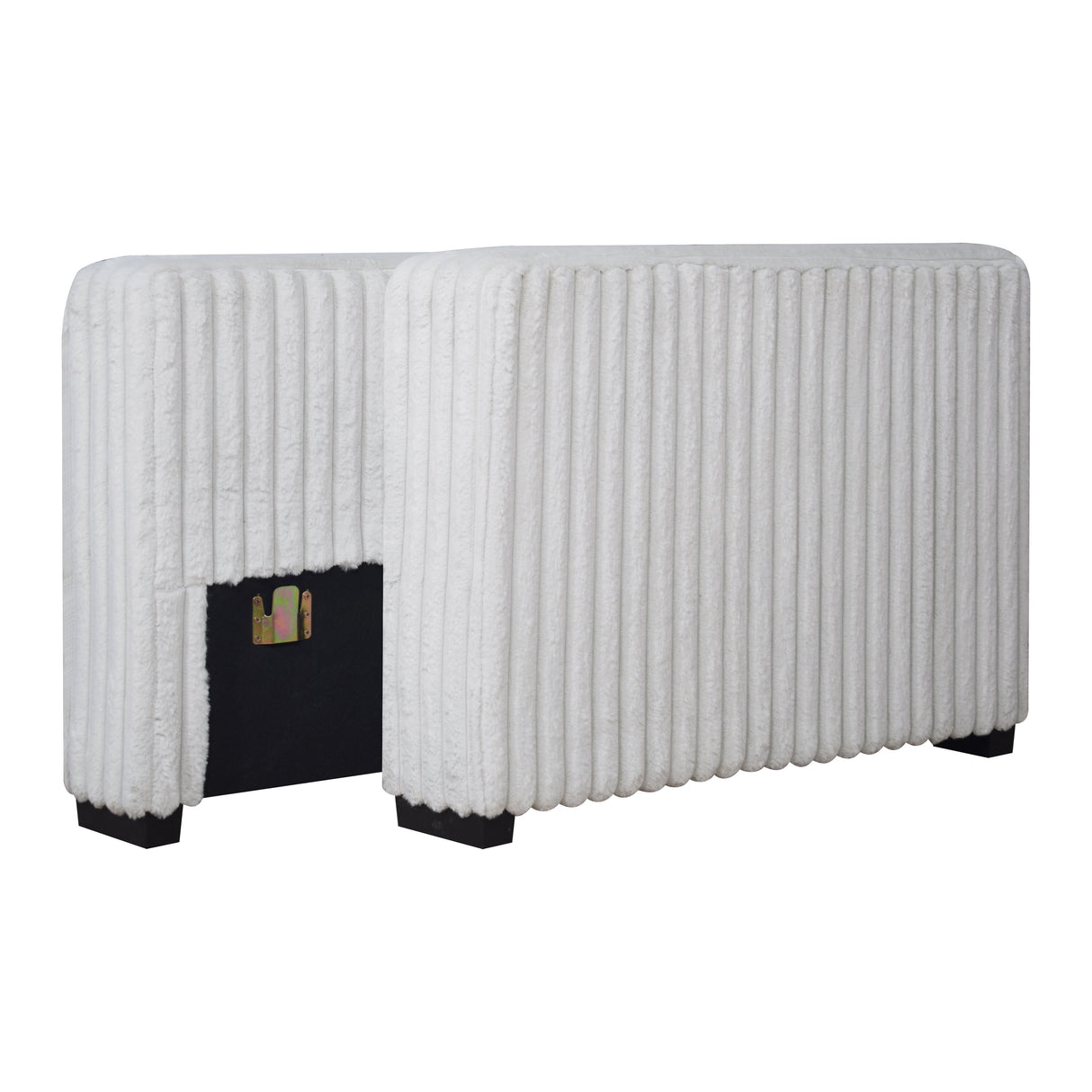 Bliss Set Of 2 Arms For Sectional-Mist Gray