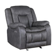 Morello Glider Recliner- Gray