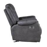 Morello Glider Recliner W/Pwr Fr- Gray