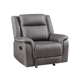 Enzo Glider Recliner- Gray