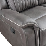 Enzo Glider Recliner- Gray