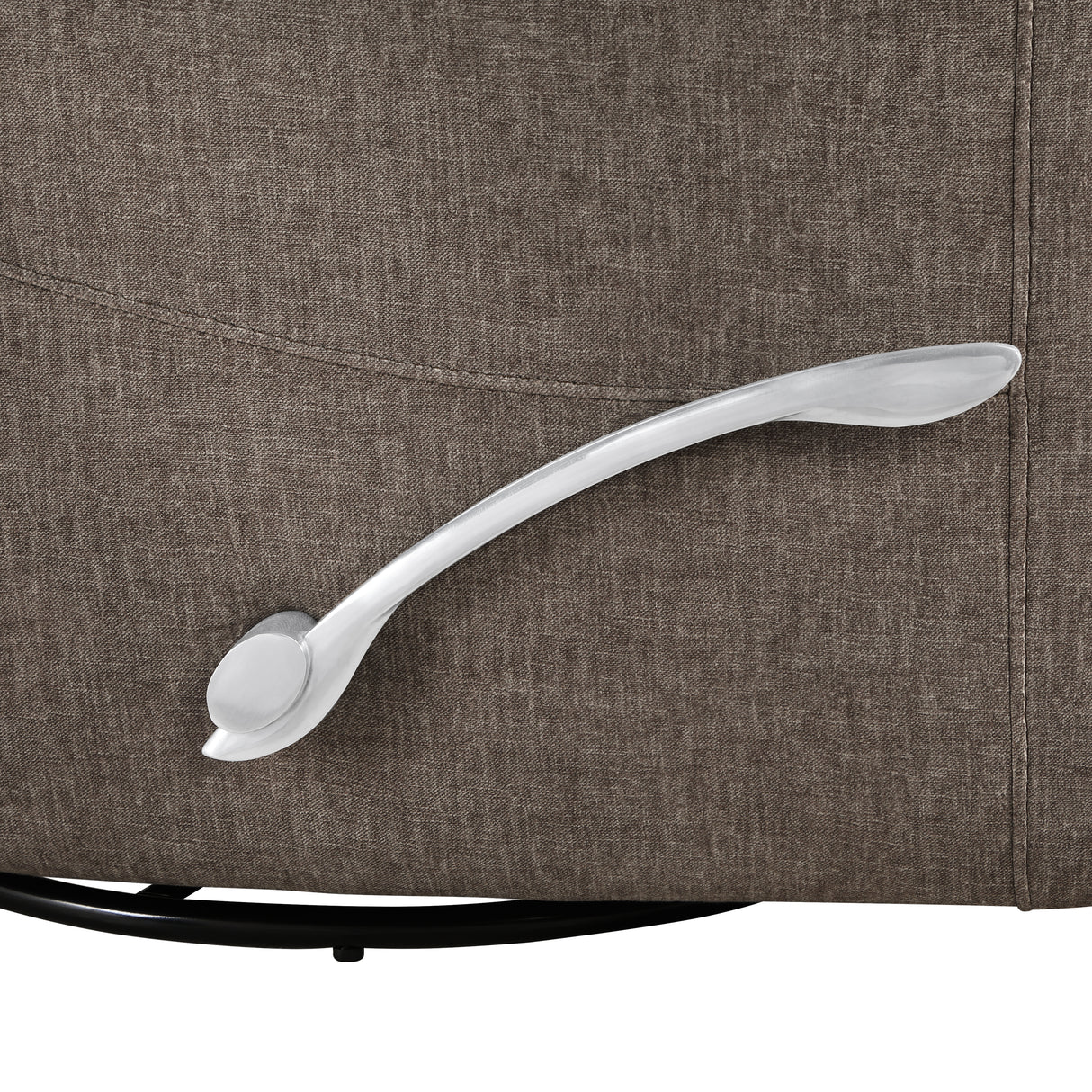 Takami Swivel Recliner-Chocolate Poly