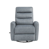 Takami Swivel Recliner-Granite Poly