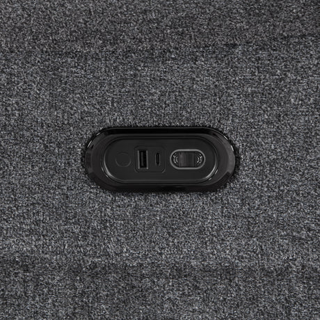 Redondo Raf Console Loveseat W/1 Recliner Pwr Fr-Dk Gray