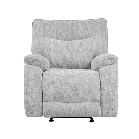 Chablis Glider Recliner W/Heat & Massage-Mist Gray
