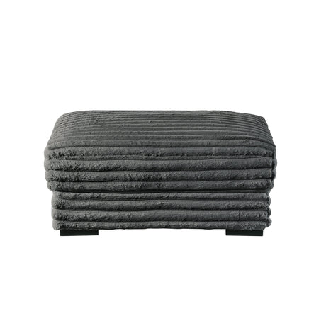 Embrace 41" Ottoman-Charcoal