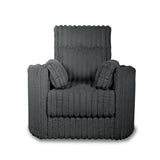 Embrace Swivel Accent Chair-Charcoal