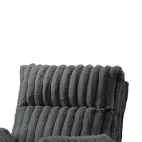Embrace Swivel Accent Chair-Charcoal