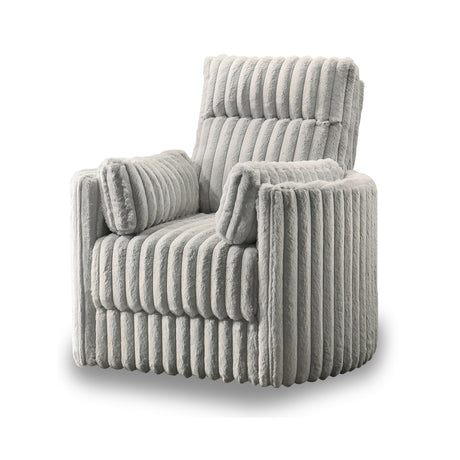 Embrace Swivel Accent Chair-Gray