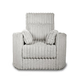 Embrace Swivel Accent Chair-Gray