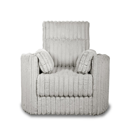 Embrace Swivel Accent Chair-Gray