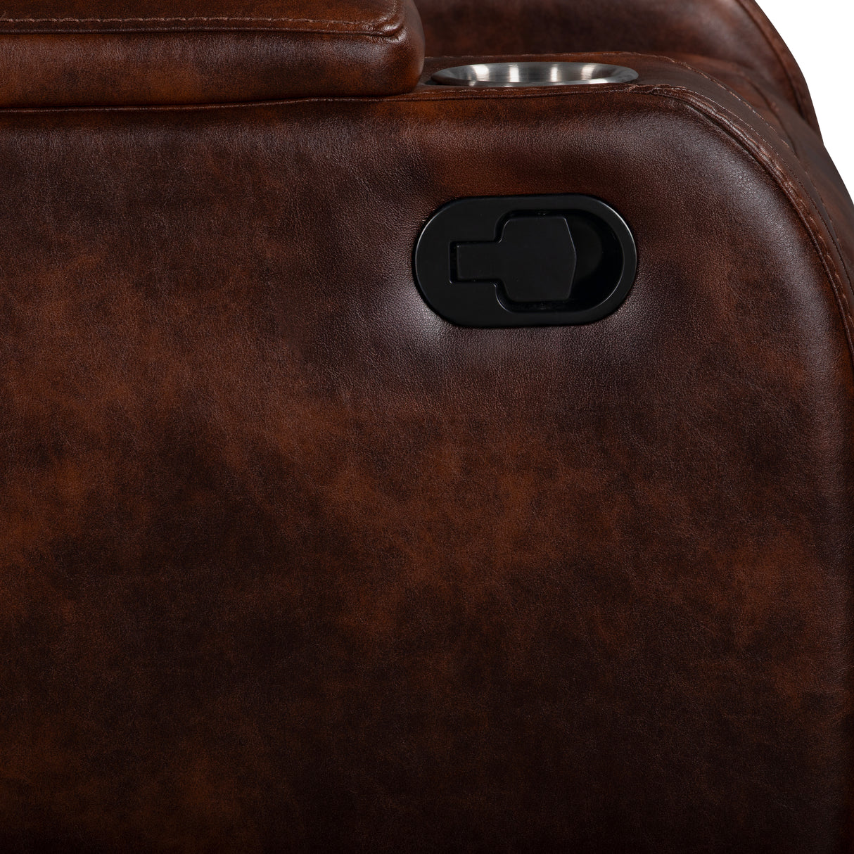 Chester Glider Recliner-Brown