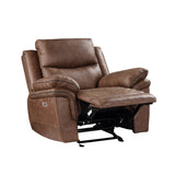 Ryland Glider Recliner W/Pwr Fr- Brown