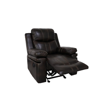 Kellen Glider Recliner W/Pwr Fr-Brown