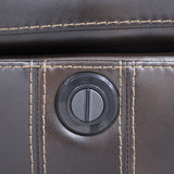 Kellen Sofa W/ Drop Down Tray & Pwr Fr-Brown