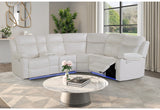U6026 Blanche White Sectional Sofa