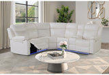 U6026 Blanche White Sectional Sofa