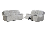 U6028 Brown Reclining Sofa-Console Reclining Loveseat