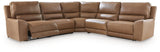 DeepWakes Power Reclining Sectional - galleria furniture outlet