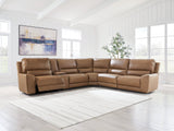 DeepWakes Reclining Sectional with Storage Console
