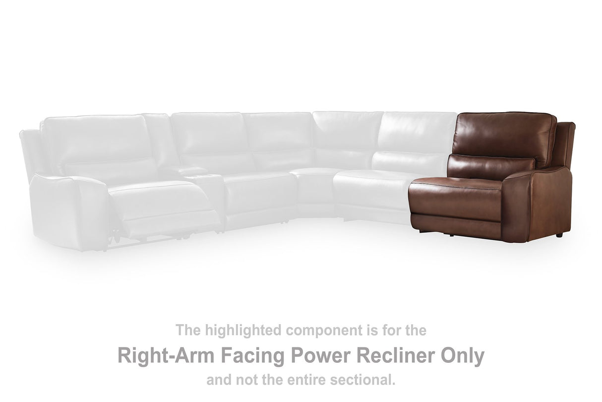 DeepWakes Power Reclining Sectional - galleria furniture outlet