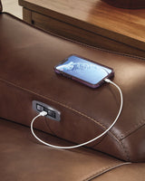 DeepWakes Power Reclining Sectional - galleria furniture outlet