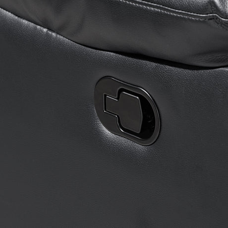 Nikko Glider Recliner-Black/Gray