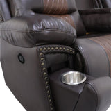 Nikko Glider Recliner W/Pwr Fr-Brown