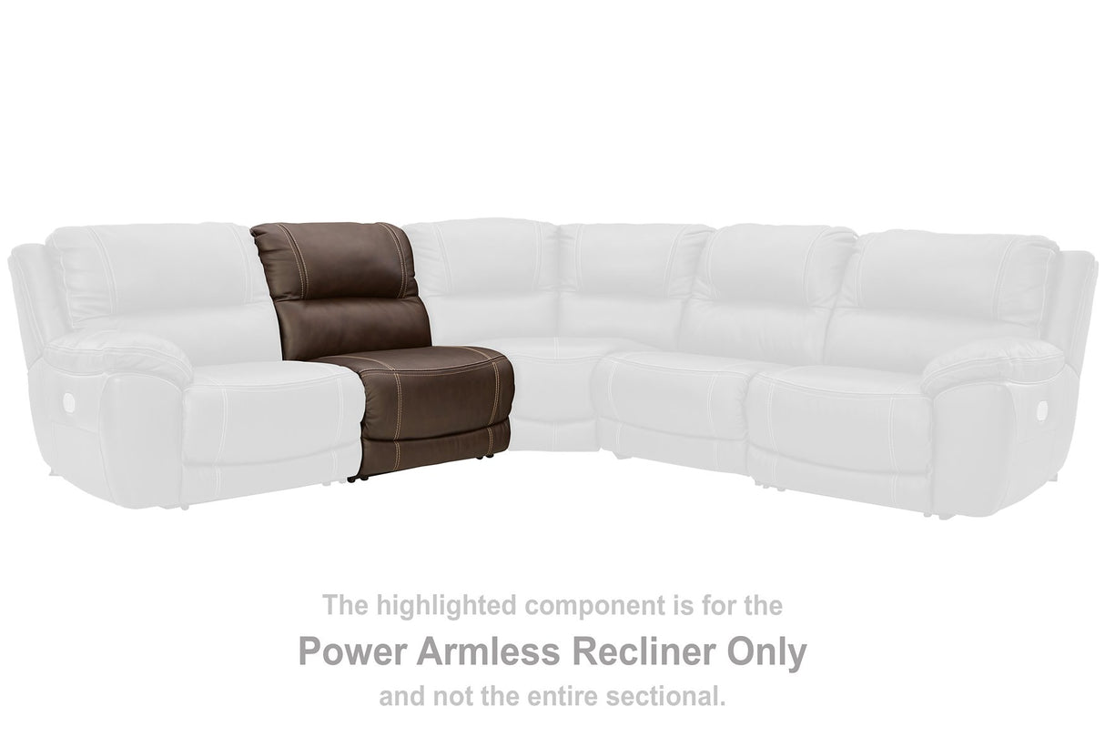 Dunleith Power Reclining Sectional - galleria furniture outlet