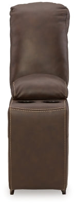 Dunleith Power Reclining Loveseat with Console - galleria furniture outlet