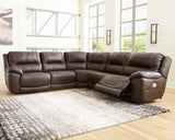Dunleith Power Reclining Sectional - galleria furniture outlet
