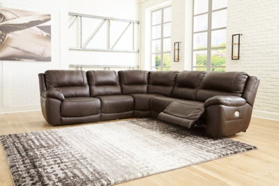Dunleith Power Reclining Sectional - galleria furniture outlet