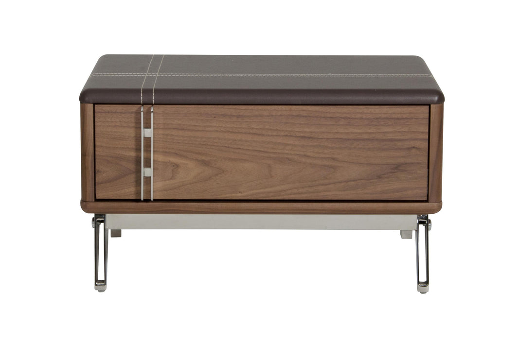 Nova Domus Ria Contemporary Brown Eco Contemporary Nightstand