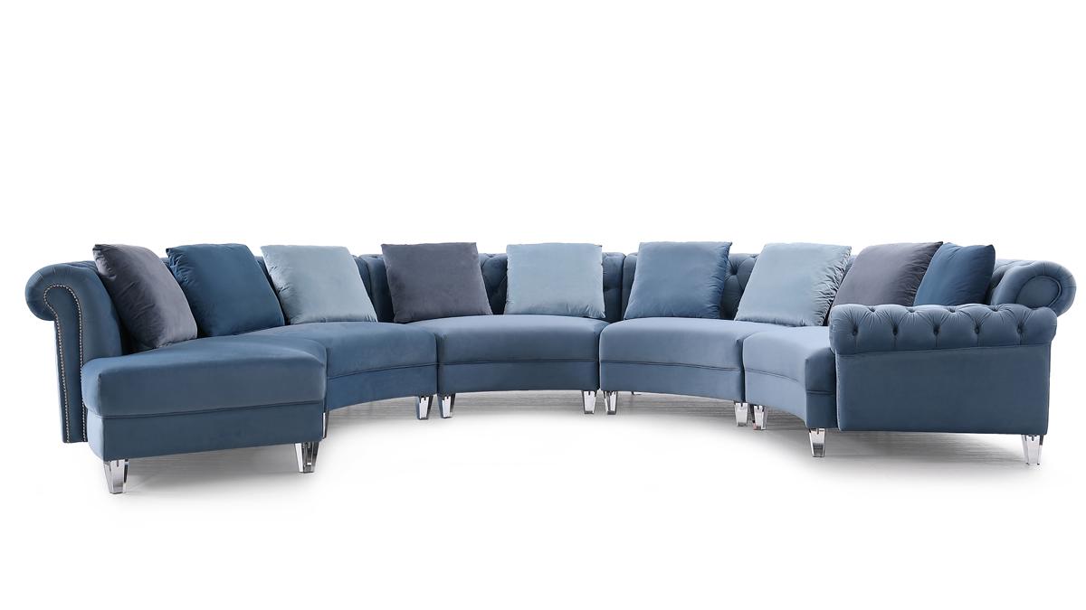 Divani Casa Darla Modern Sectional Sofa