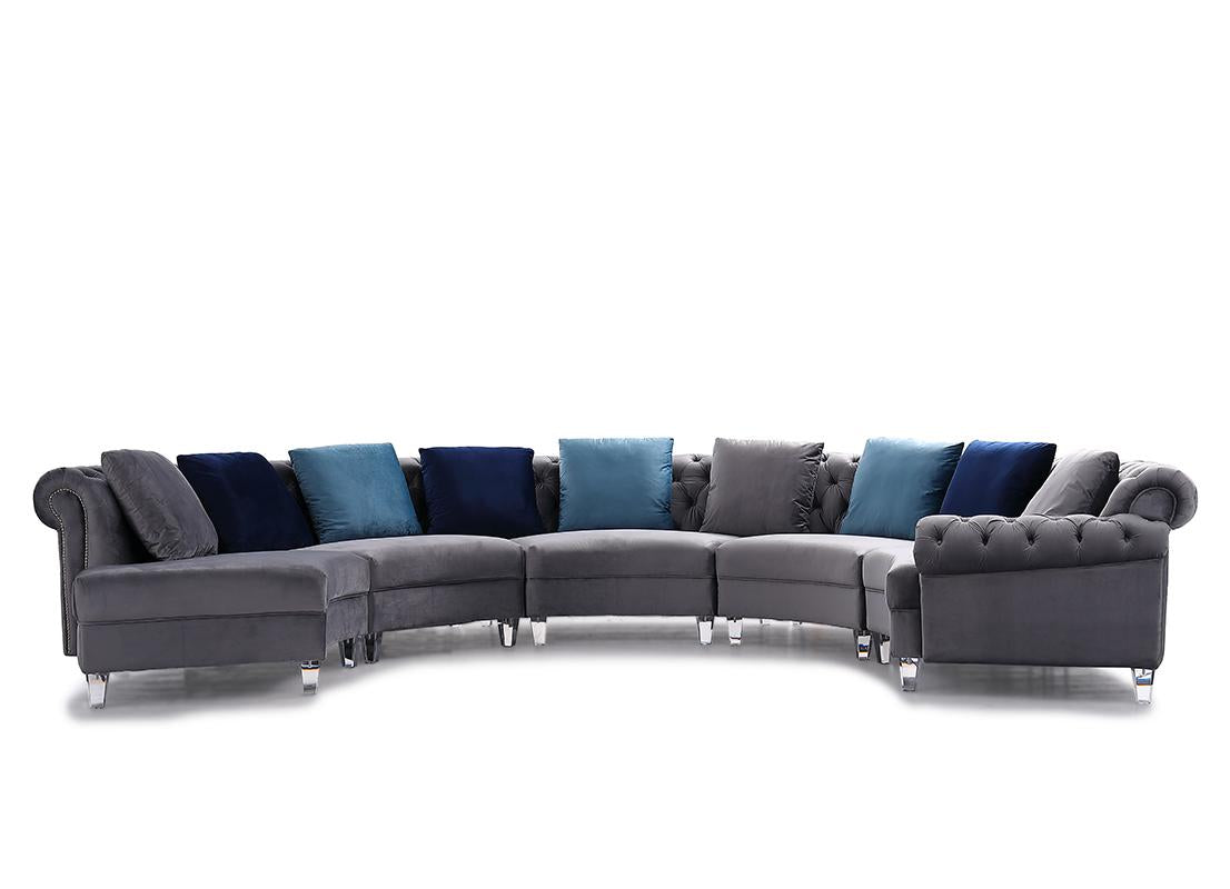 Divani Casa Darla Modern Sectional Sofa