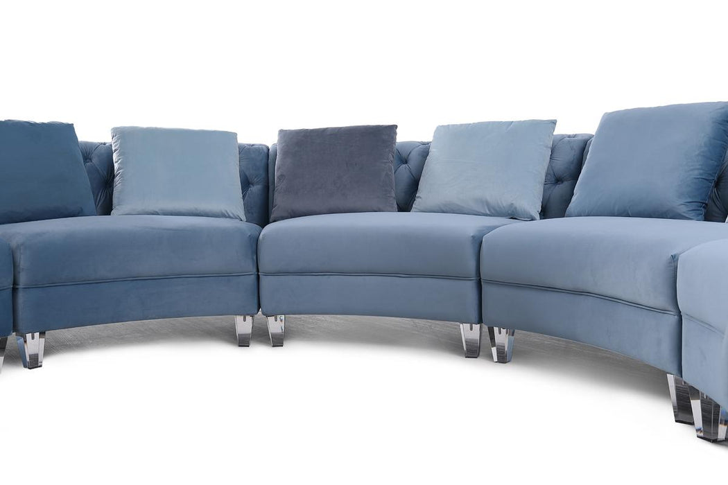 Divani Casa Darla Modern Sectional Sofa