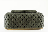 Divani Casa Dosie Transitional Loveseat
