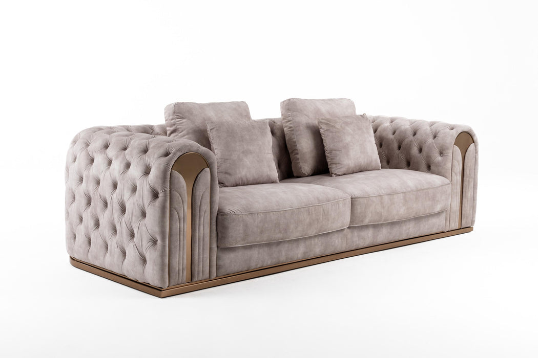 Divani Casa Dosie Transitional Sofa