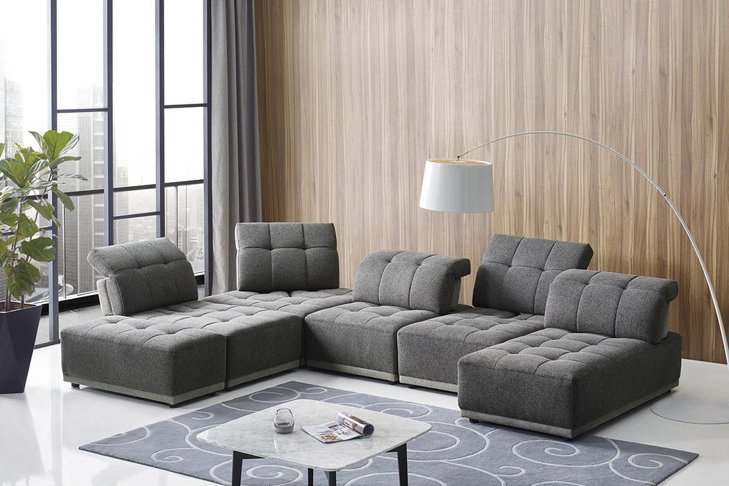 Divani Casa Ekron Modern Sectional Sofa