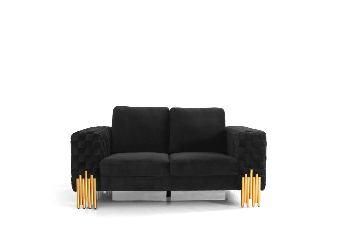 Divani Casa Georgia Modern Loveseat